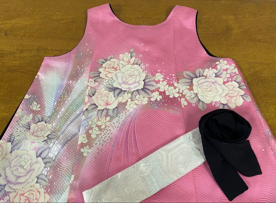 3217 着物　リメイク　ドレス　ワンピース