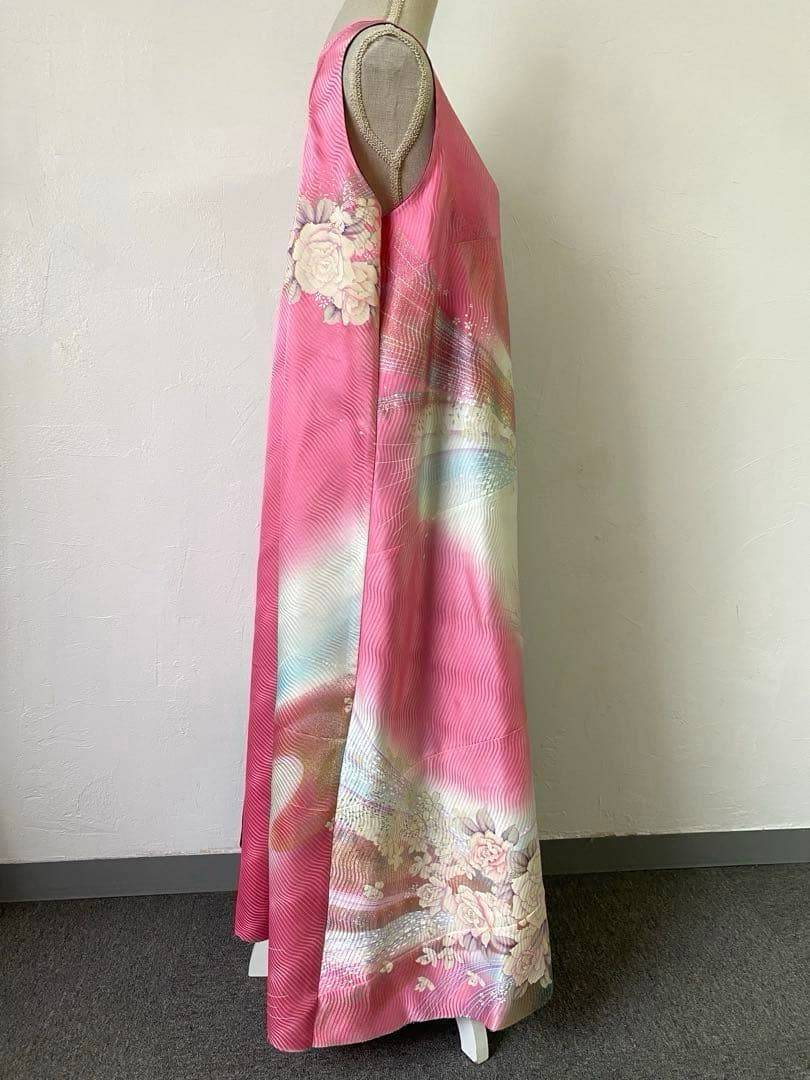 3217 着物　リメイク　ドレス　ワンピース