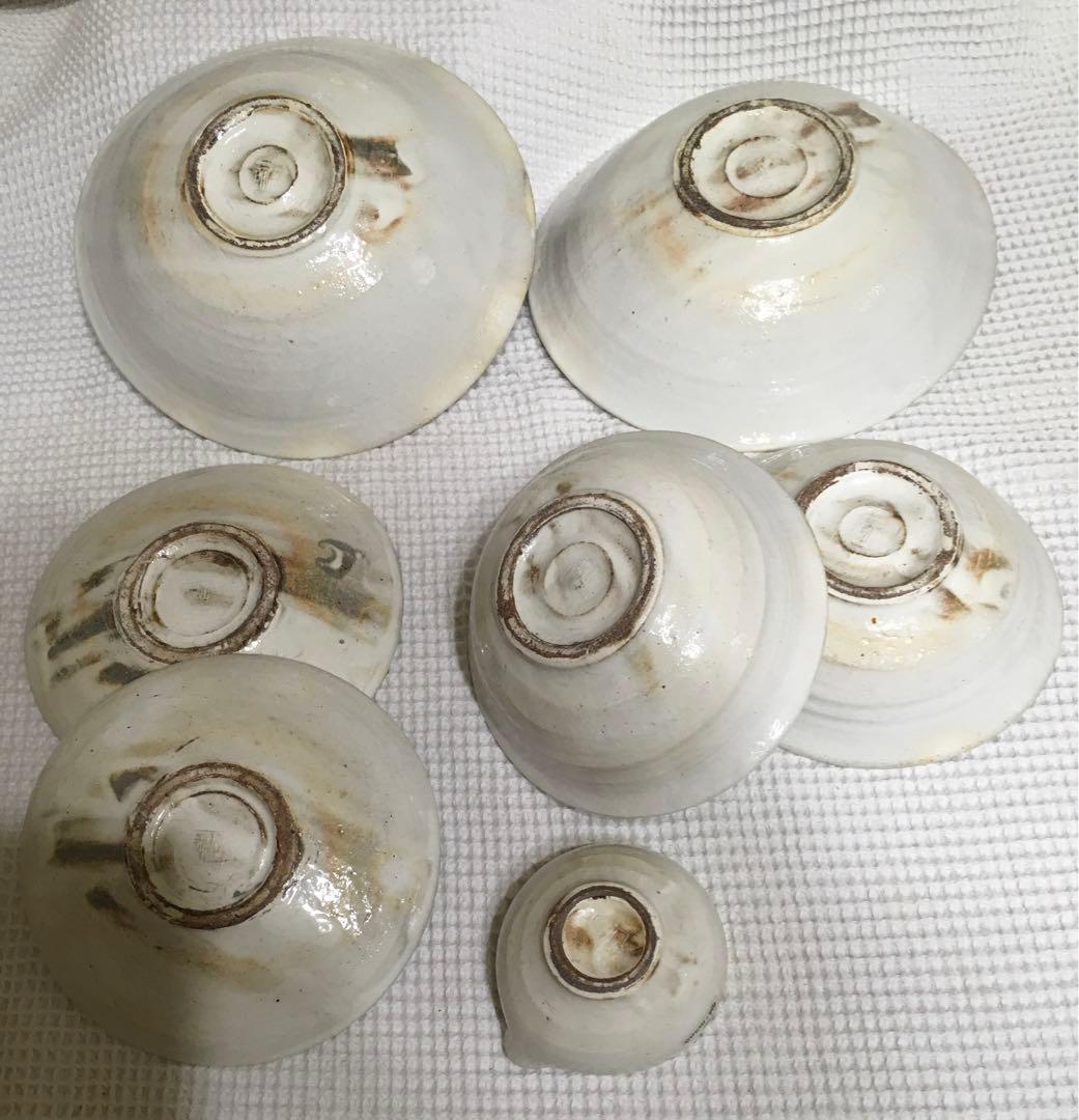 伊賀焼　長谷園　「粉引の器シリーズ」5種9点set 未使用　新品