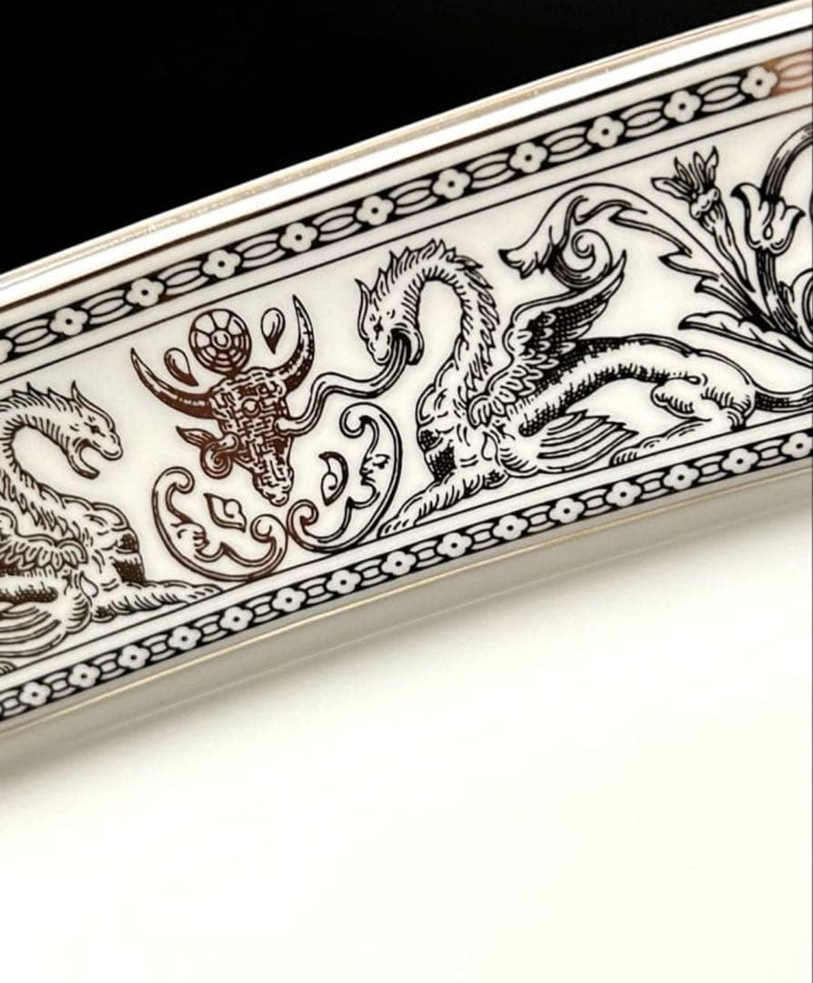 ウェッジウッド　フロレンティーンプラチナ スクエアプレート　未使用品