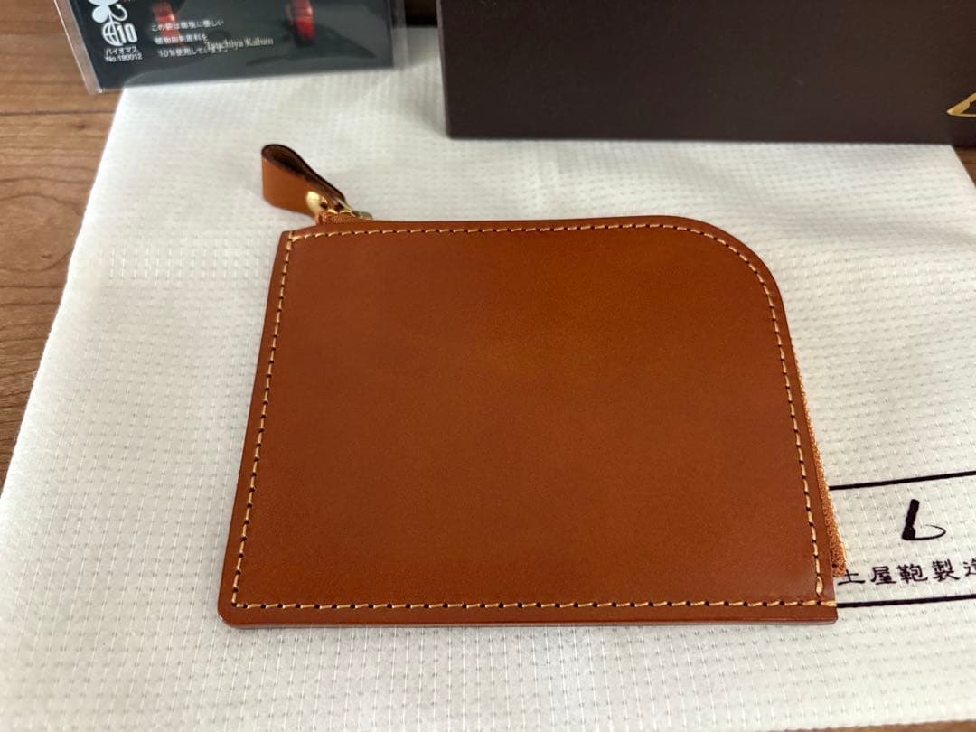【新品未使用】土屋鞄 Lファスナー ブラウン レザー ケース