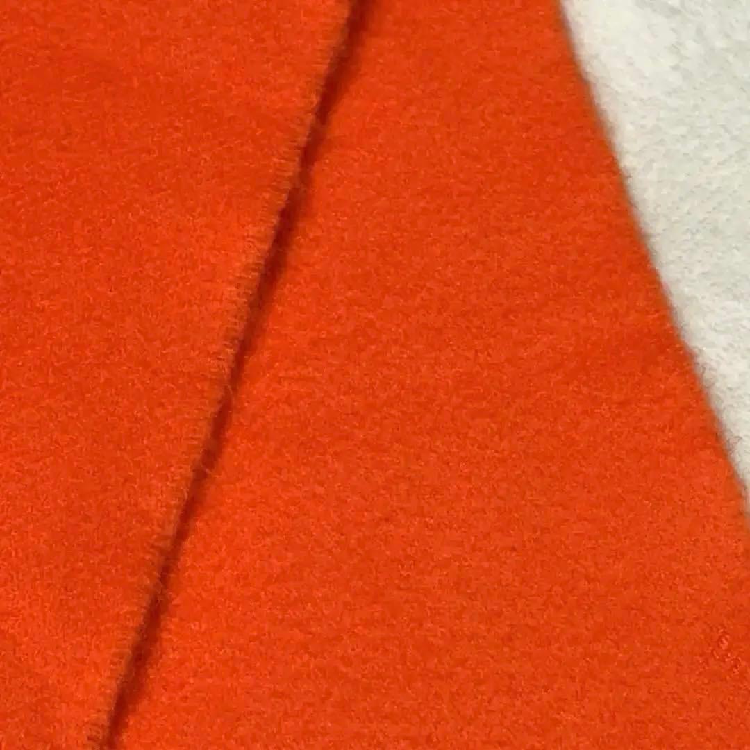 エルメス カシミヤ ロゴ マフラー オレンジ カシミヤ