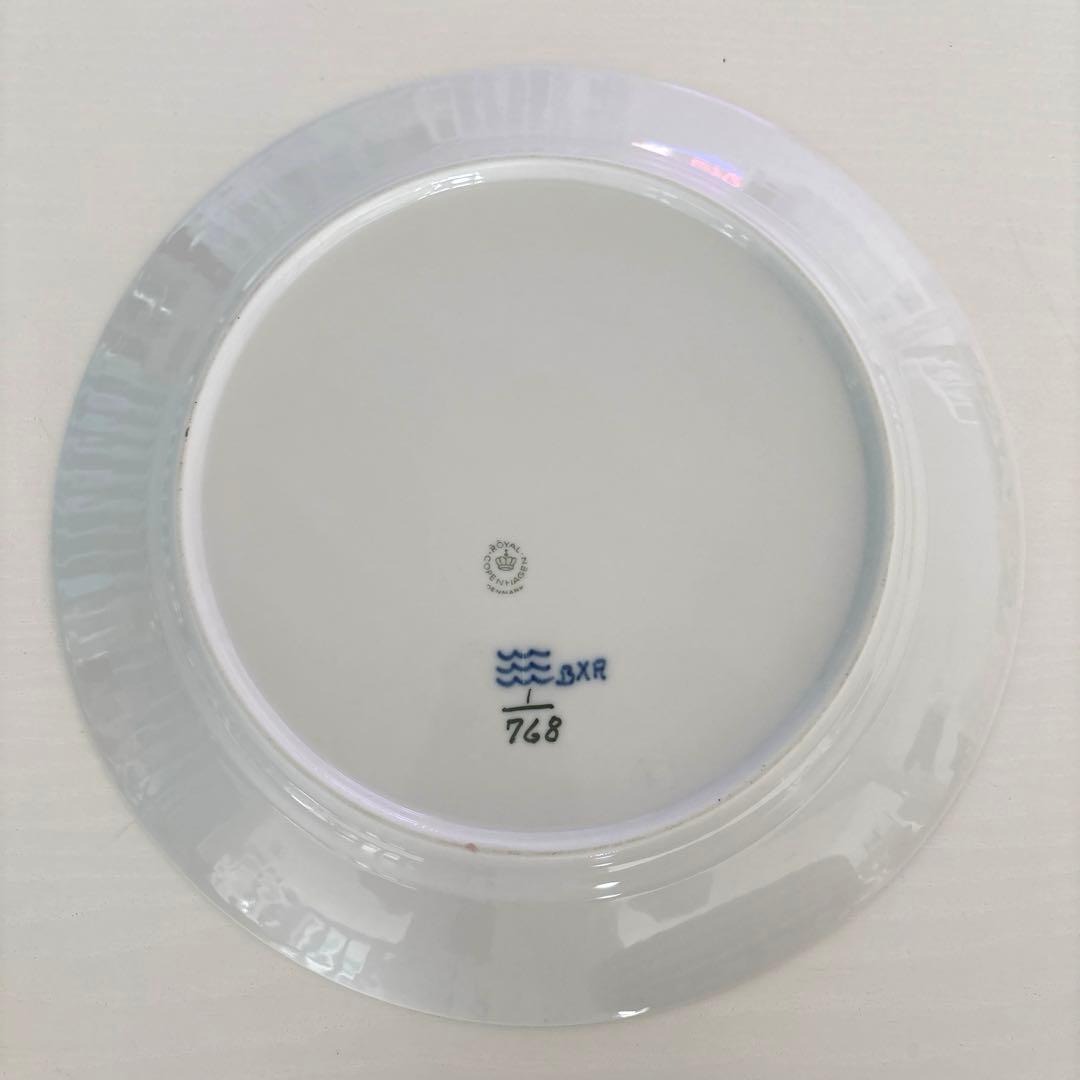 ロイヤルコペンハーゲン　ブルーフルーテッドハーフレースプレート　27cm 6枚