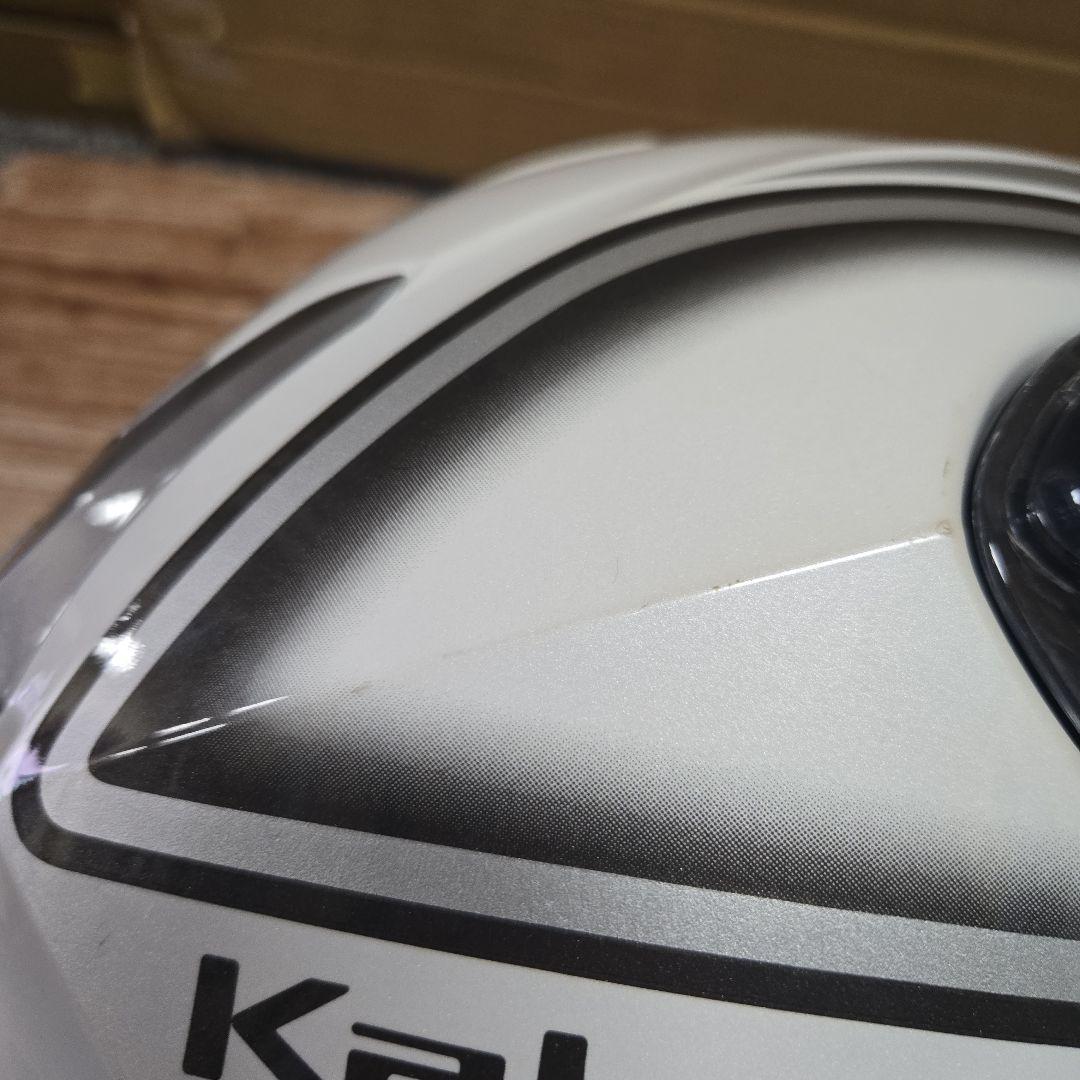 Kabuto ASAGI XL ジェットヘルメット 赤/白