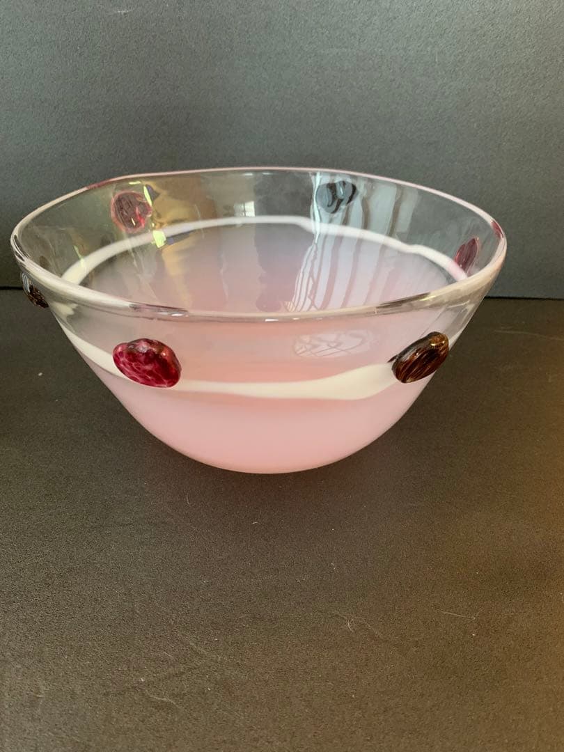 ガラス作家さん作品 ／ガラスボウル3個セット