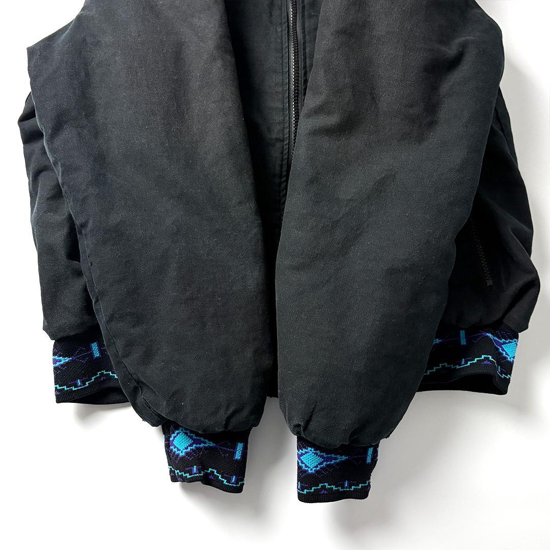 サウスウエストジャケット L ブラック ネイティブ柄 サンタフェジャケット