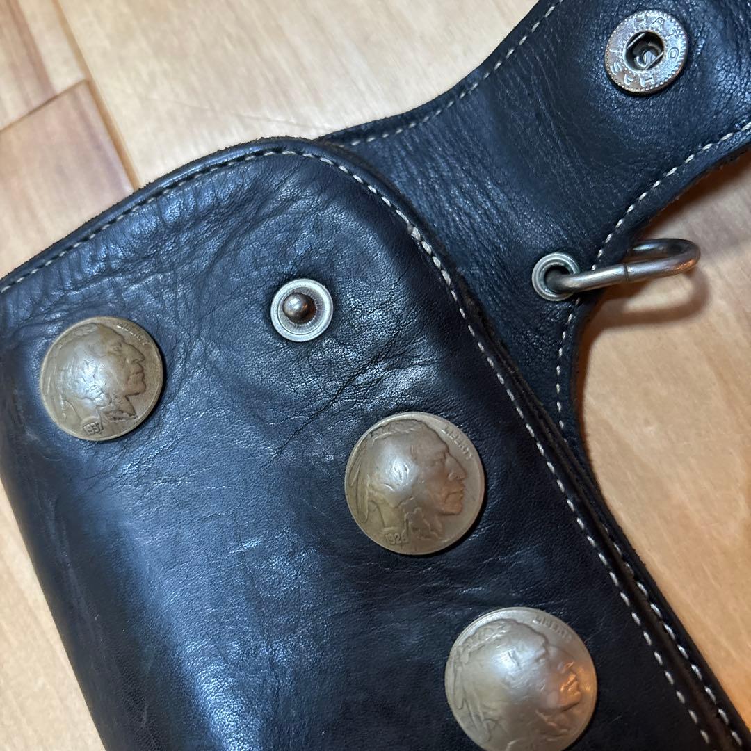 RED MOON OB-02C オールドバイカー 長財布　90s コンチョ