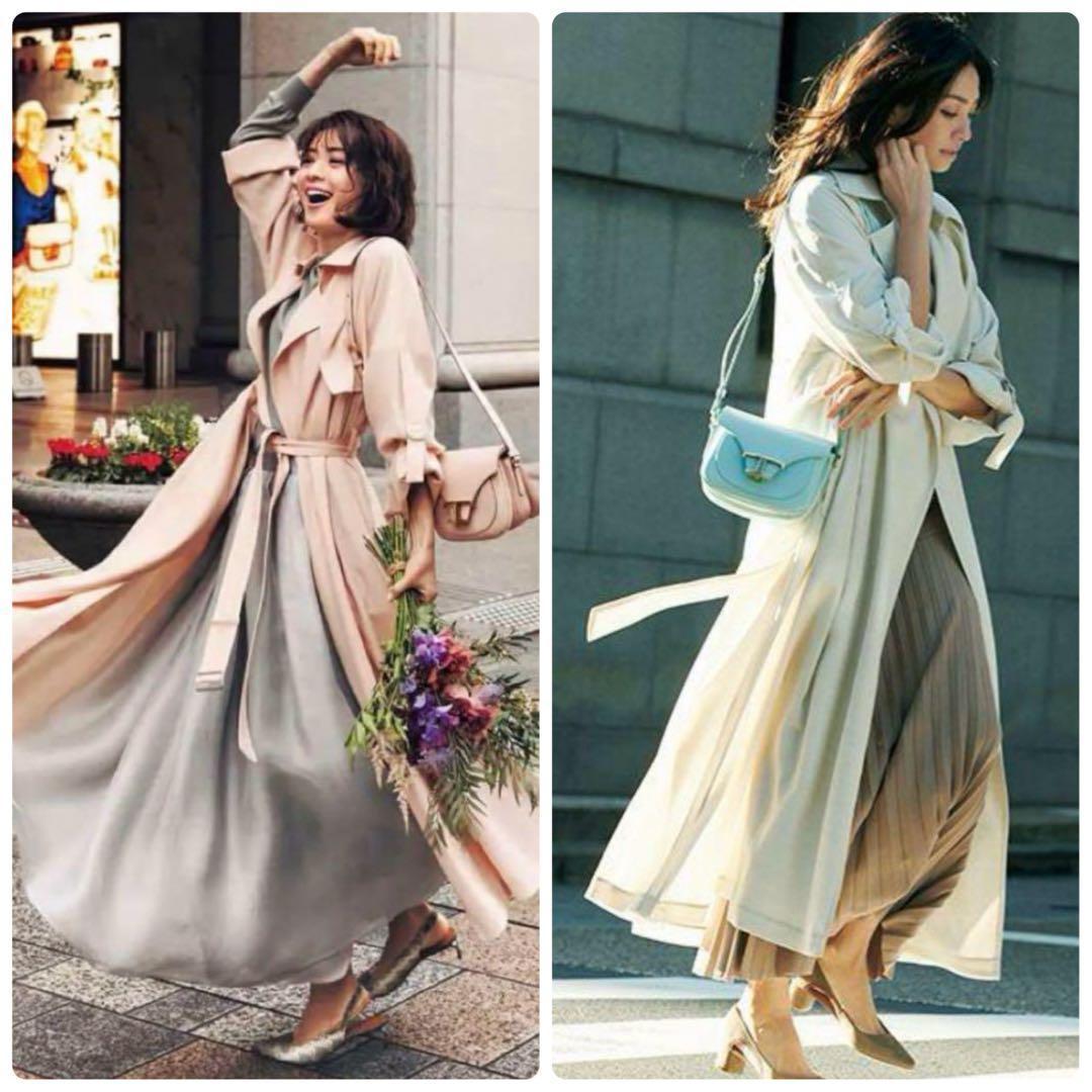 【ebure】新品未使用＊定価13万　トレンチコート　ライトコート　STORY