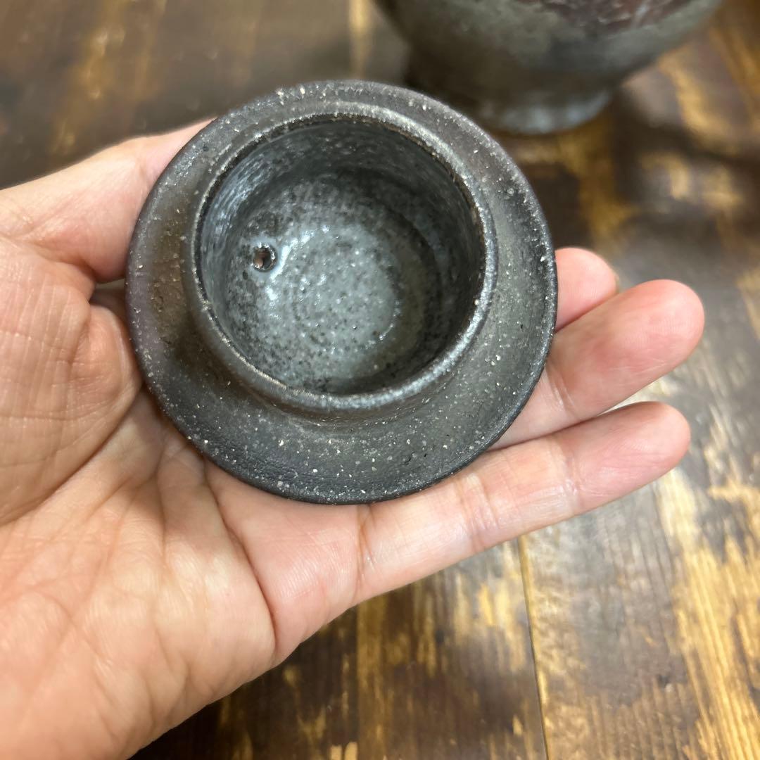 ゆ*き様 作家　陶芸作家　1点もの　ゴツゴツごっつい個性的なポット　急須　水差し