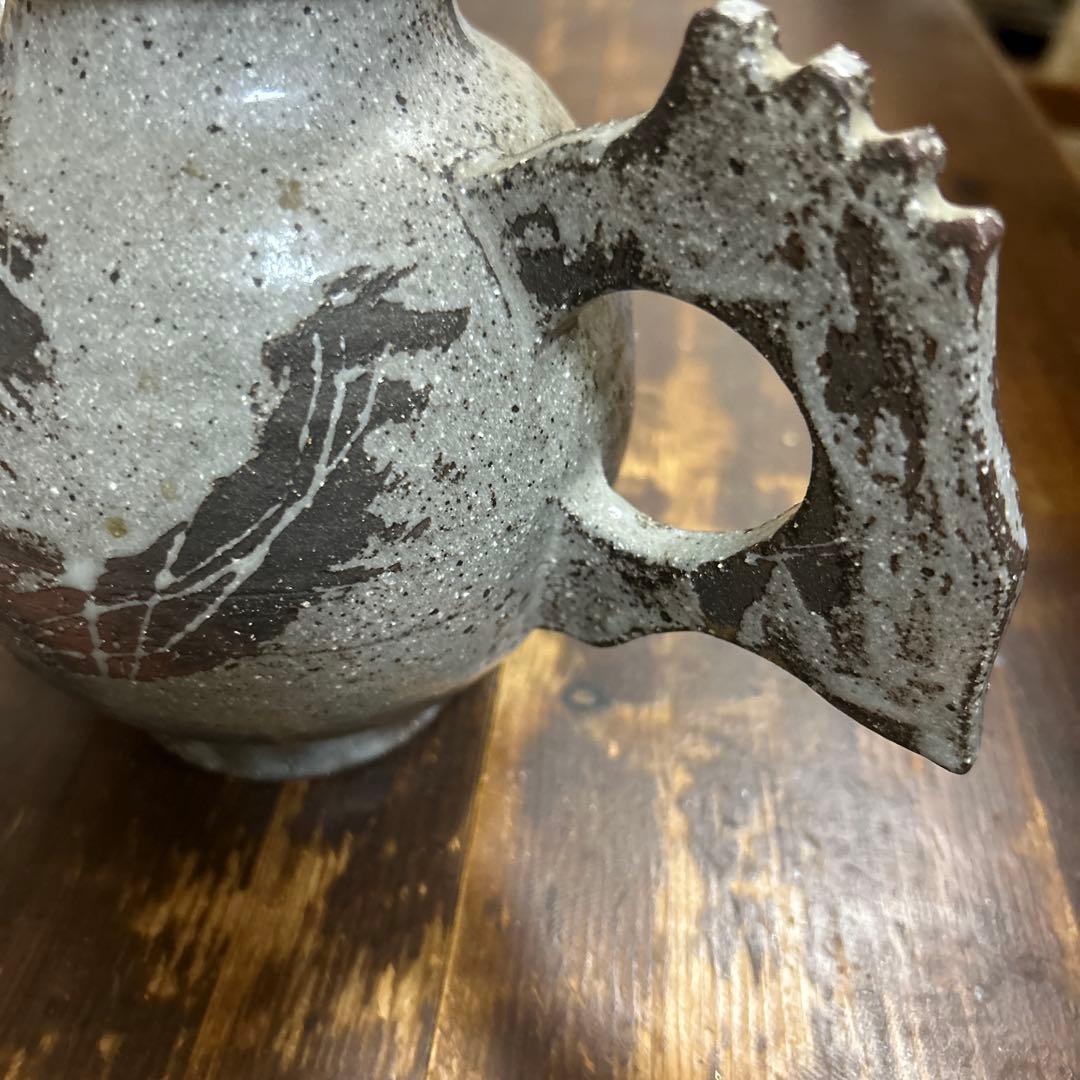 ゆ*き様 作家　陶芸作家　1点もの　ゴツゴツごっつい個性的なポット　急須　水差し