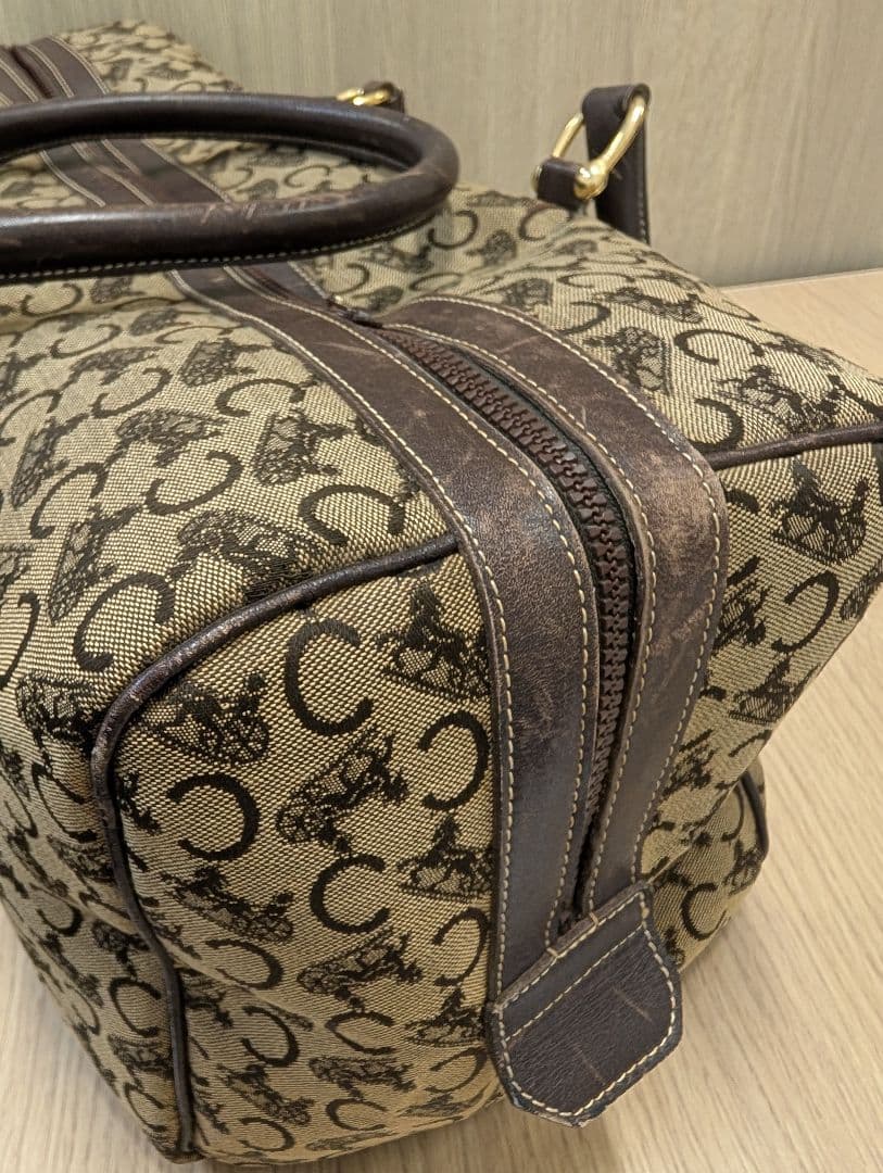 CELINE セリーヌ マカダム ボストンバッグ