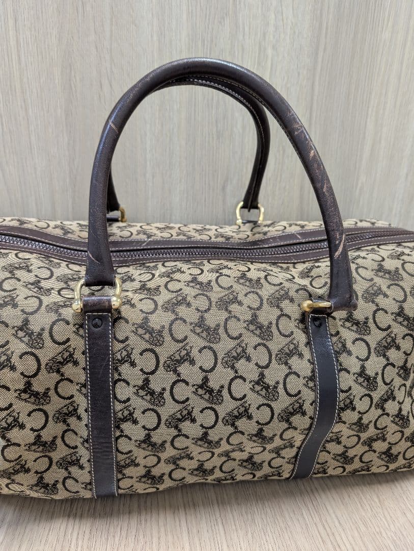CELINE セリーヌ マカダム ボストンバッグ