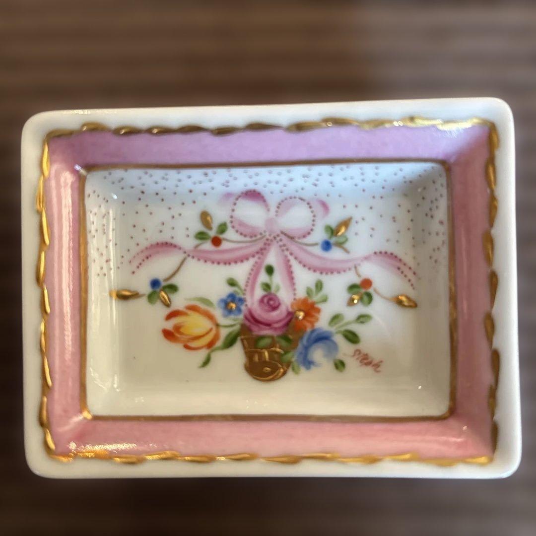 Haviland アンティーク小皿 花柄