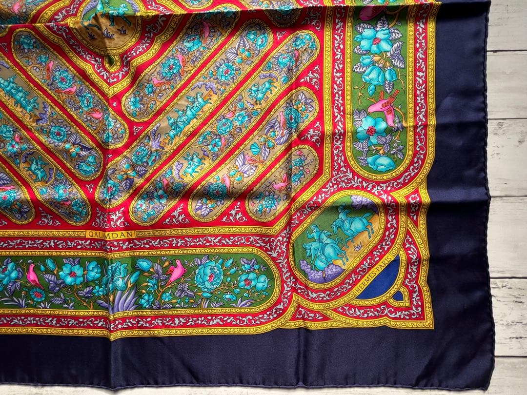 極美品✨エルメス HERMES カレ90 QALAMDAN タグ付