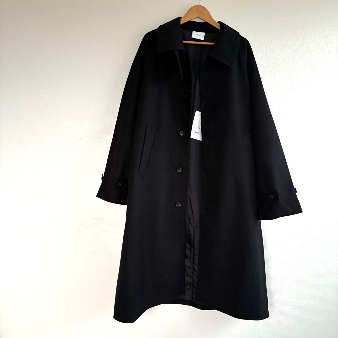 【新品】オーバーサイズ　ステンカラーコート　EMMA CLOTHES 大きめ　L