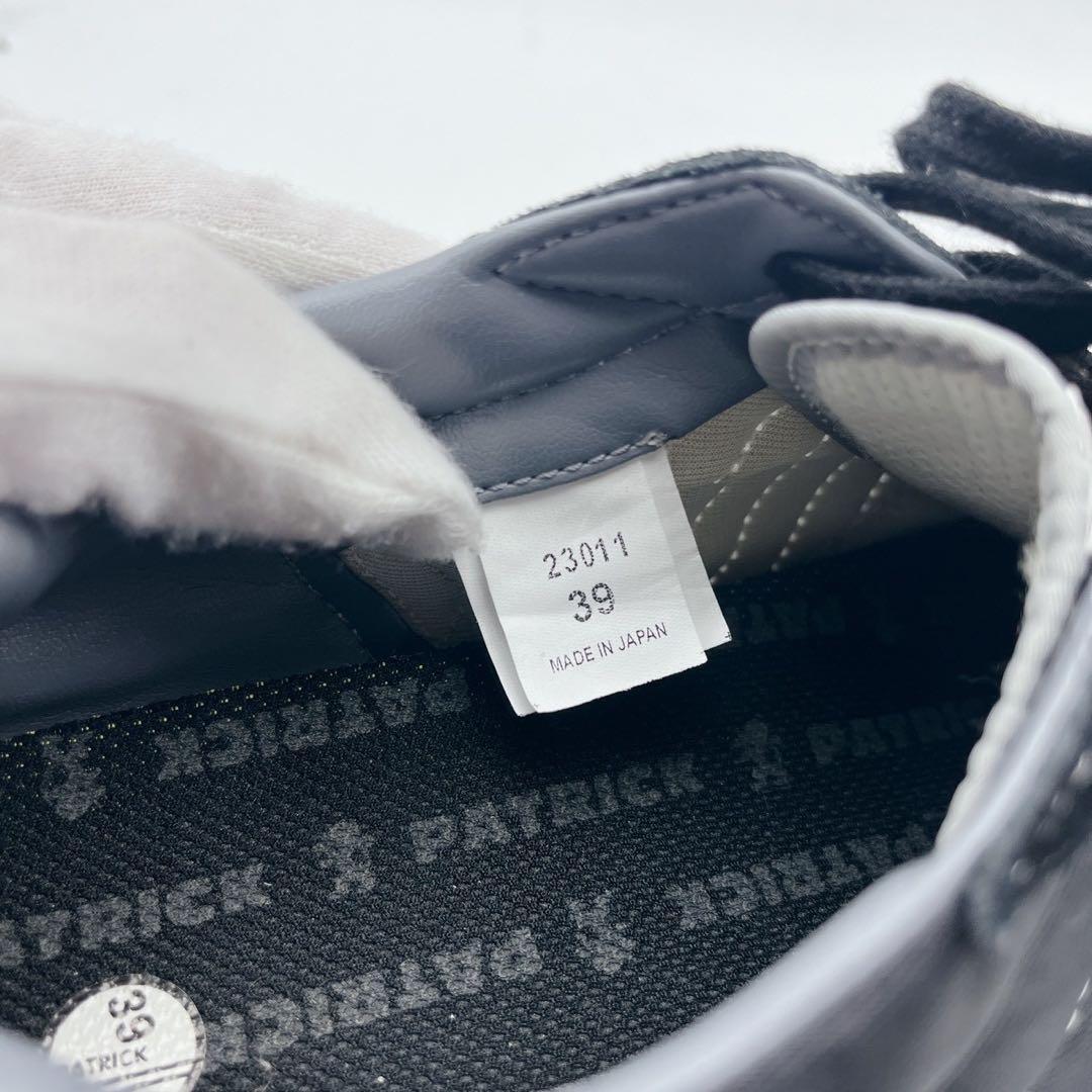 極美品✨PATRICK パトリック スタジアム 黒 スニーカー 39 24.5