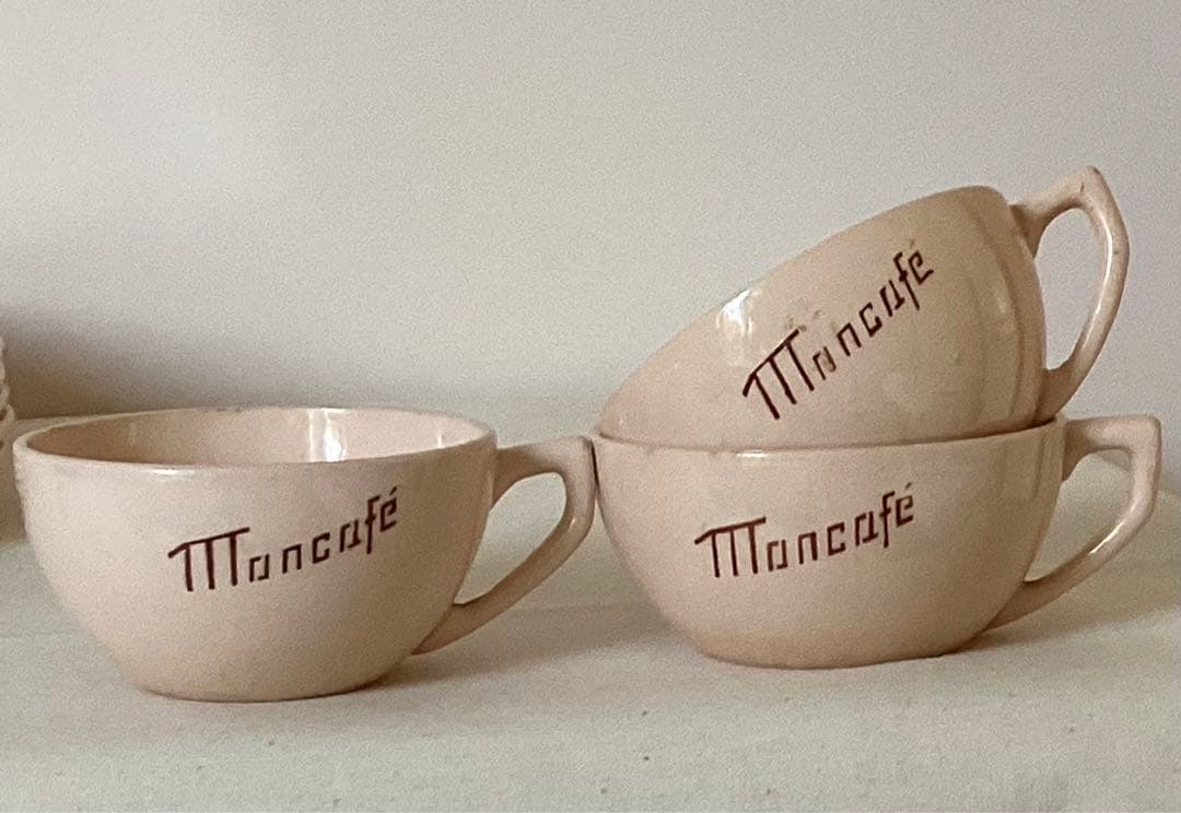 ディゴワン-サルグミンヌ　パウダーピンクのカップ3客　28