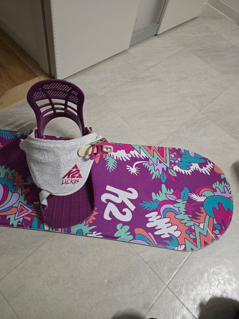 【限定出品】Ｋ２スノーボードセット　GROM PACK 120 ㎝　グロムパック