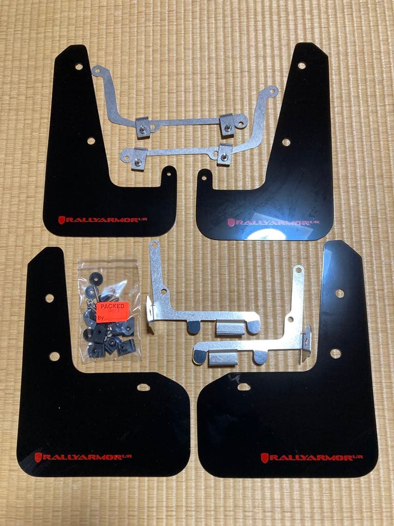 【未使用】スバルGVB/GVF専用 RALLYARMOR マッドフラップセット