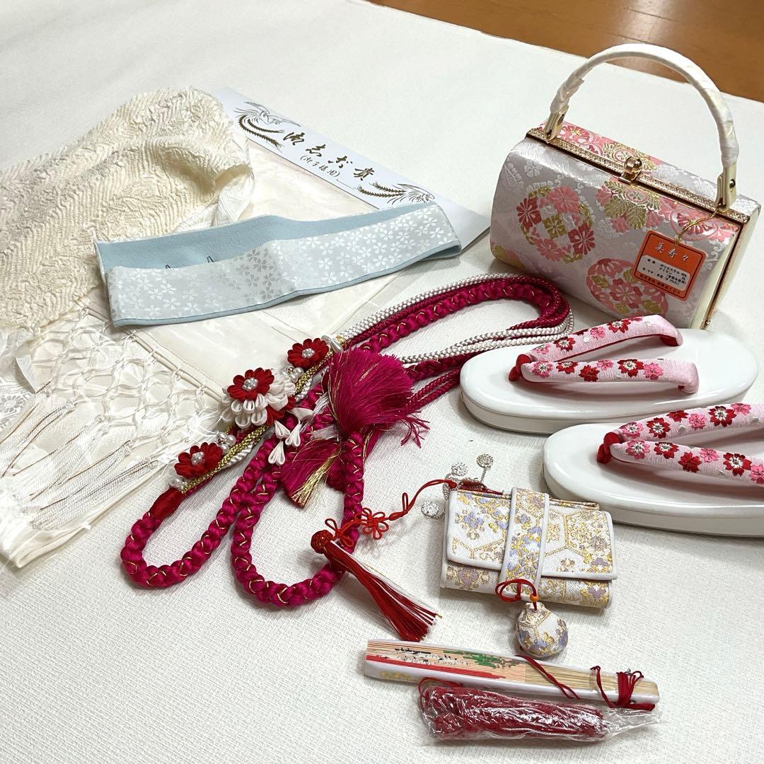 ぬぴぴNo.109 七五三　7歳　　正絹着物セット