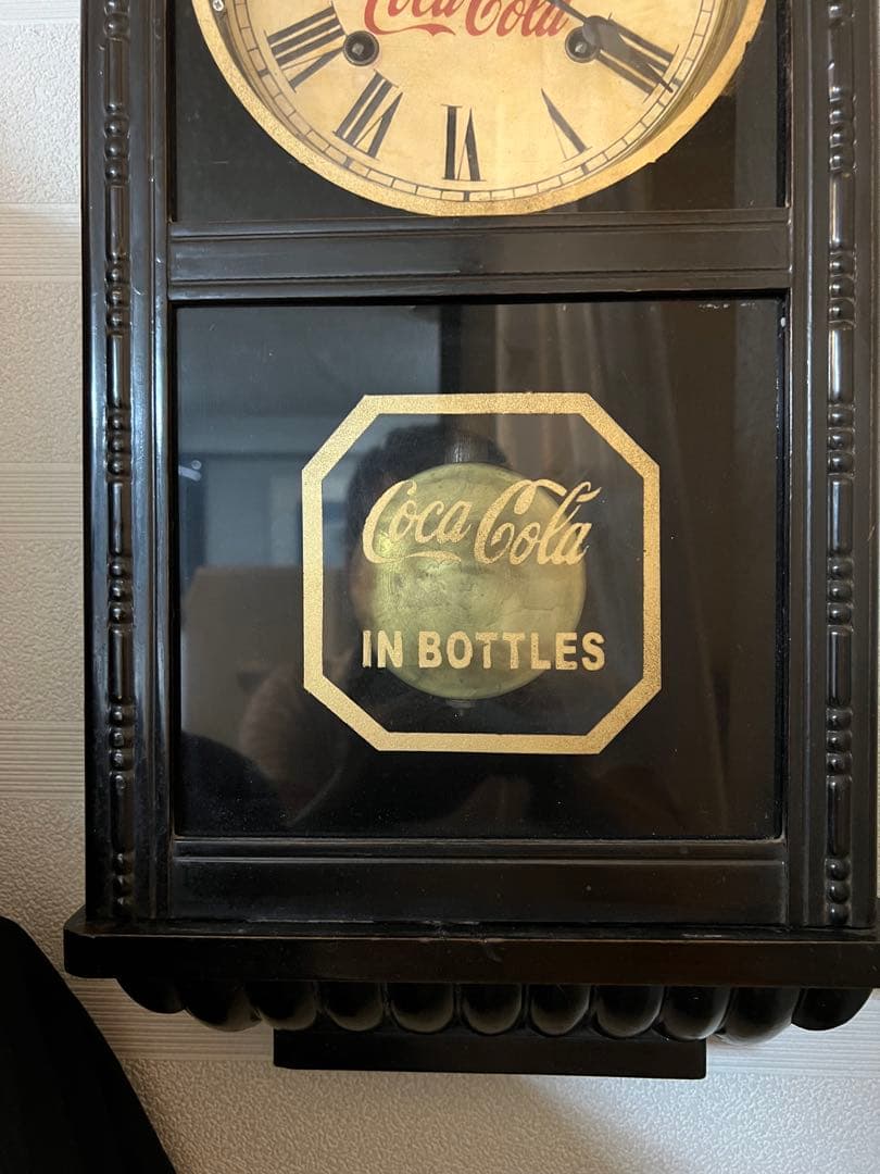 ビンテージ　コカコーラ柱時計　昭和レトロ