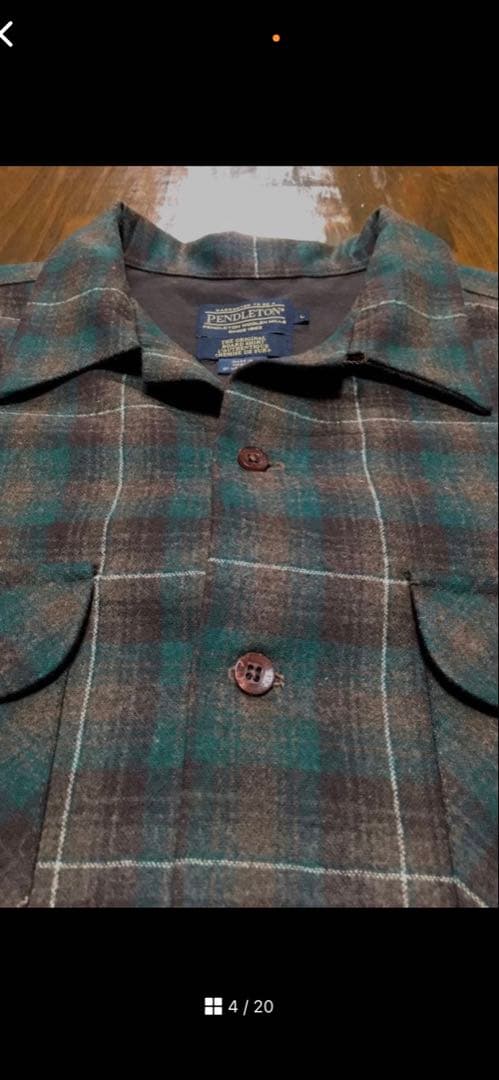 00S 〜　PENDLETON　オンブレチェック　ボードシャツ　ヴィンテージ