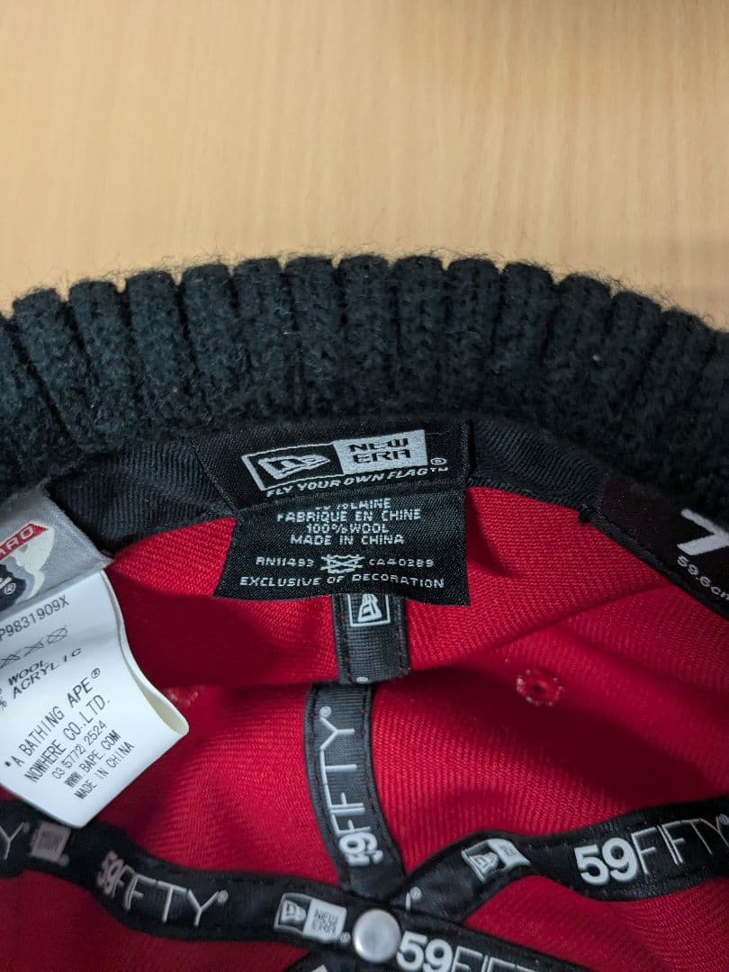 A BATHING APE 59FIFTY キャップ 7 1/2