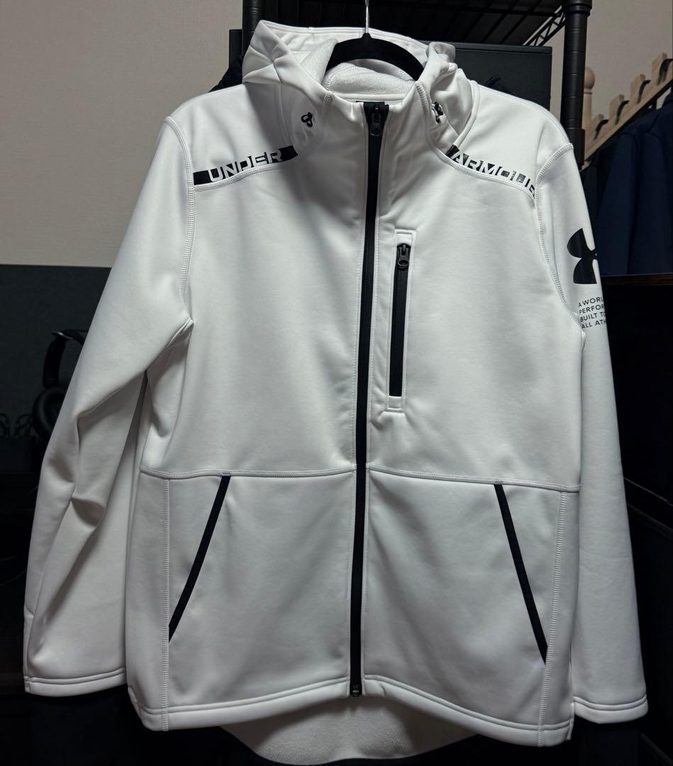 ⭐️新品 アンダーアーマー UAストーム ジャージ上下セット ホワイト×ブラック