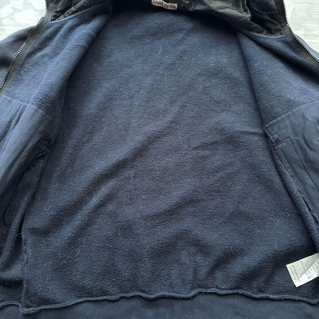 ストーンアイランド STONE  フルジップパーカー XL ネイビー