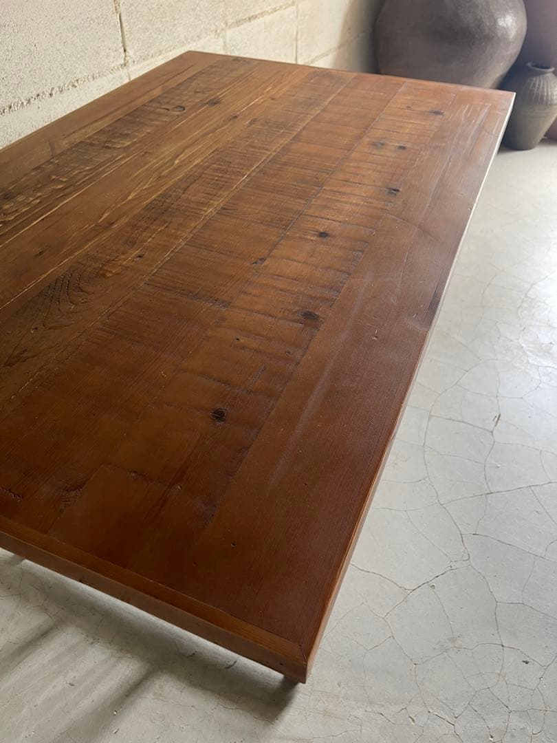 クラッシュゲート　ノットアンティークス　グリット　ダイニングテーブル　パイン古材