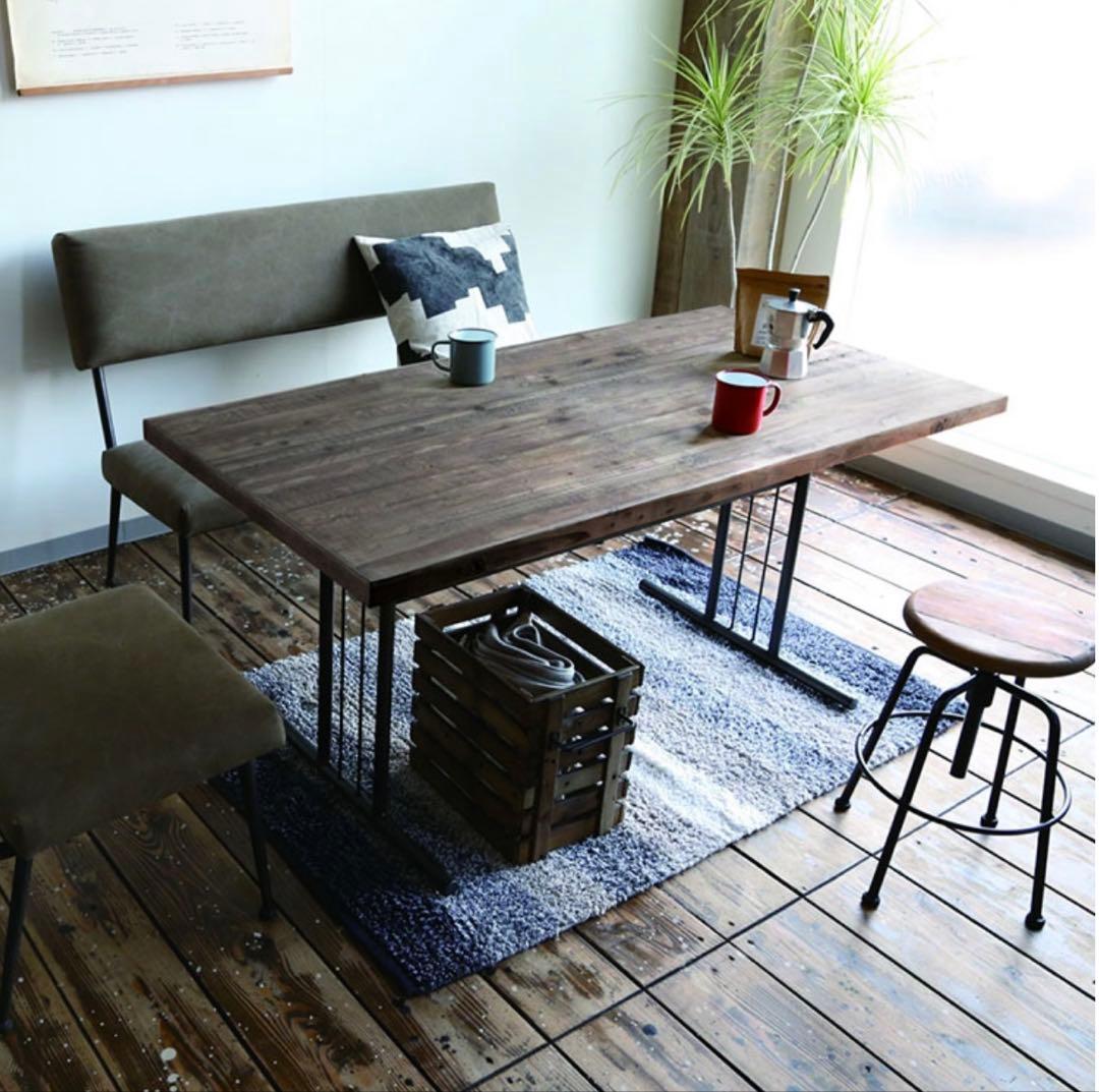 クラッシュゲート　ノットアンティークス　グリット　ダイニングテーブル　パイン古材