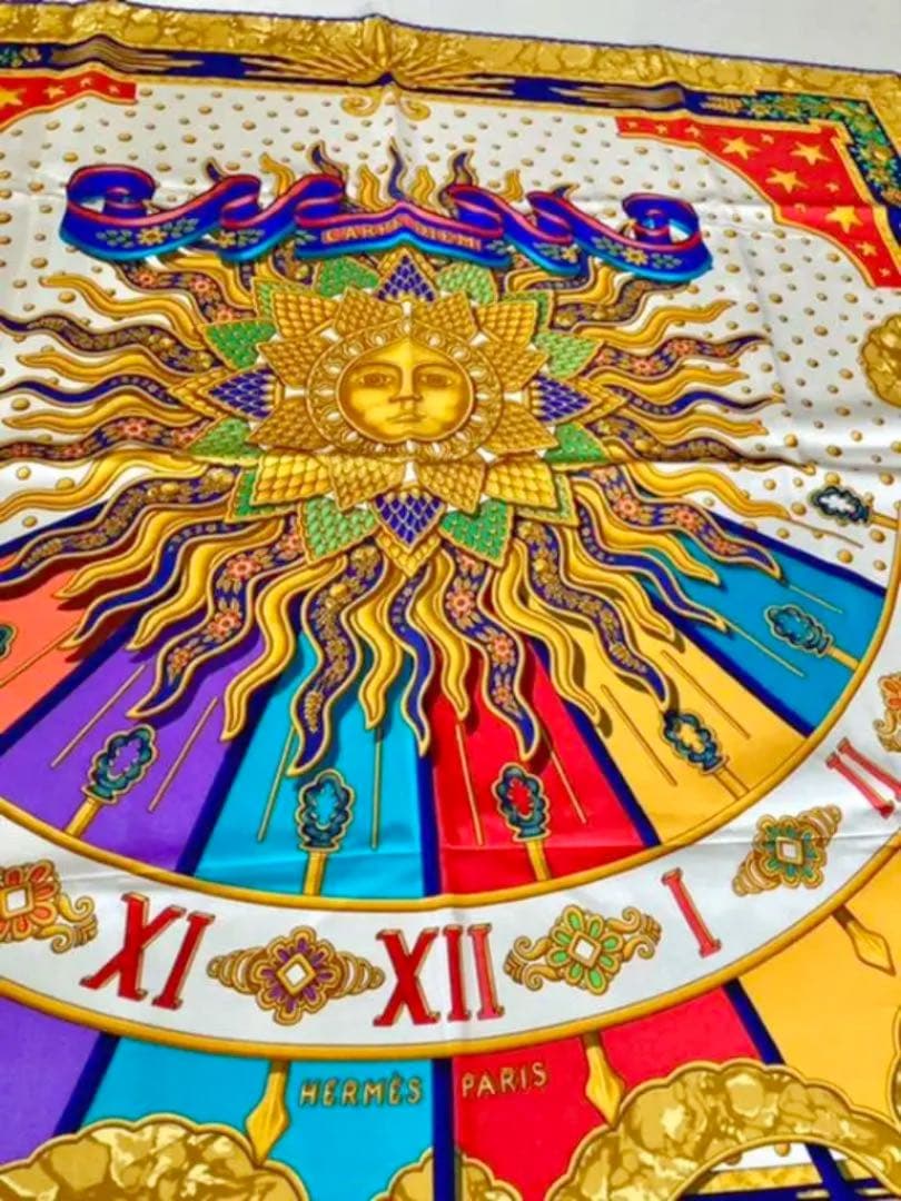 エルメススカーフ　カレ90 CARPE DIEM