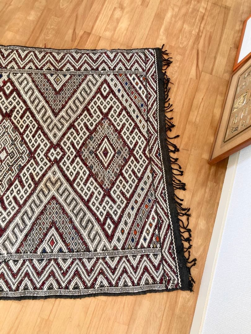 【モロッコラグ直輸入】ヴィンテージラグ一点物ハンドメイド