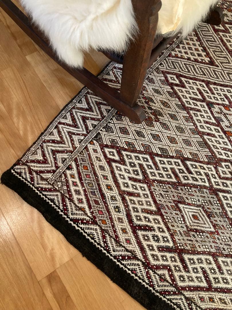 【モロッコラグ直輸入】ヴィンテージラグ一点物ハンドメイド