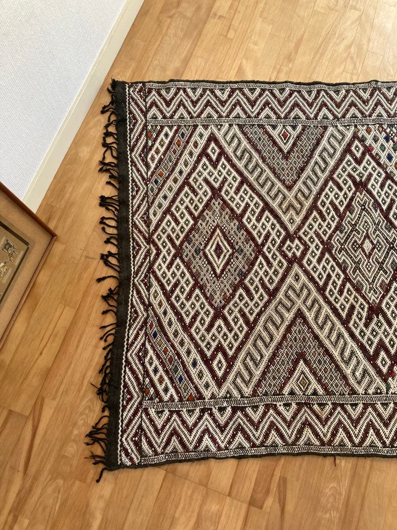 【モロッコラグ直輸入】ヴィンテージラグ一点物ハンドメイド