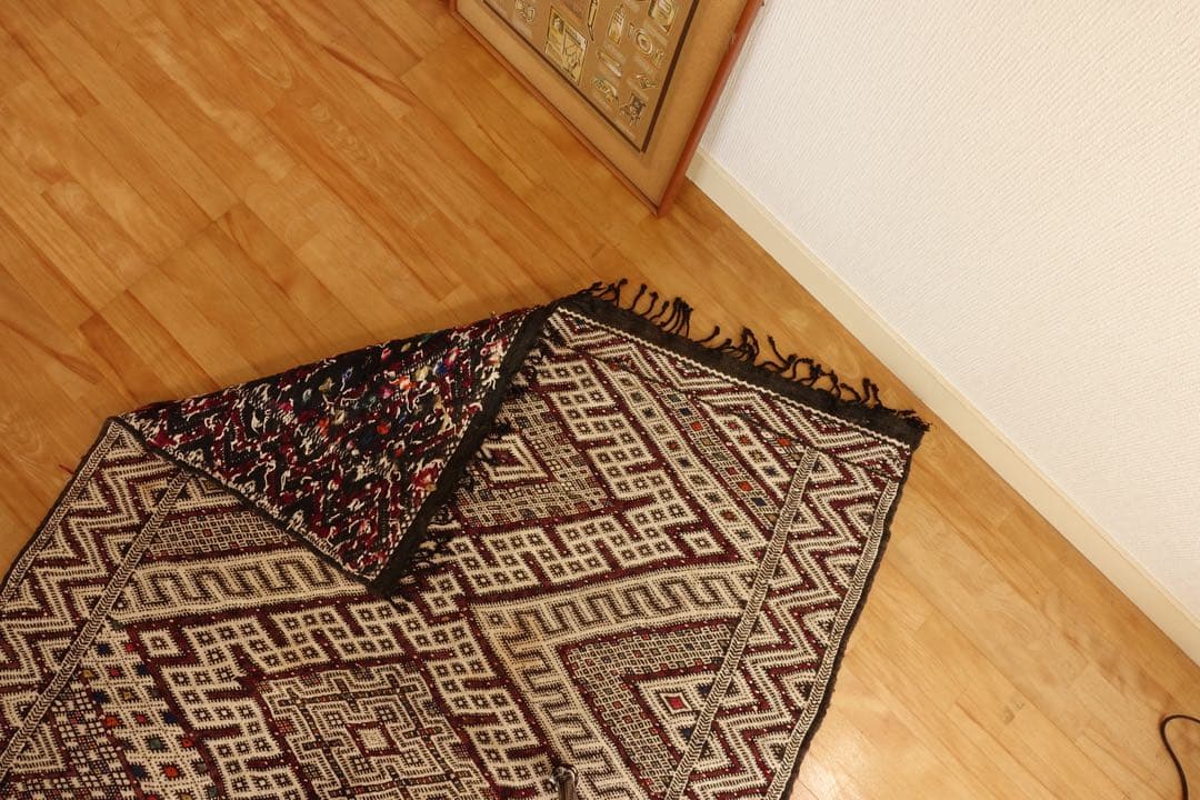 【モロッコラグ直輸入】ヴィンテージラグ一点物ハンドメイド