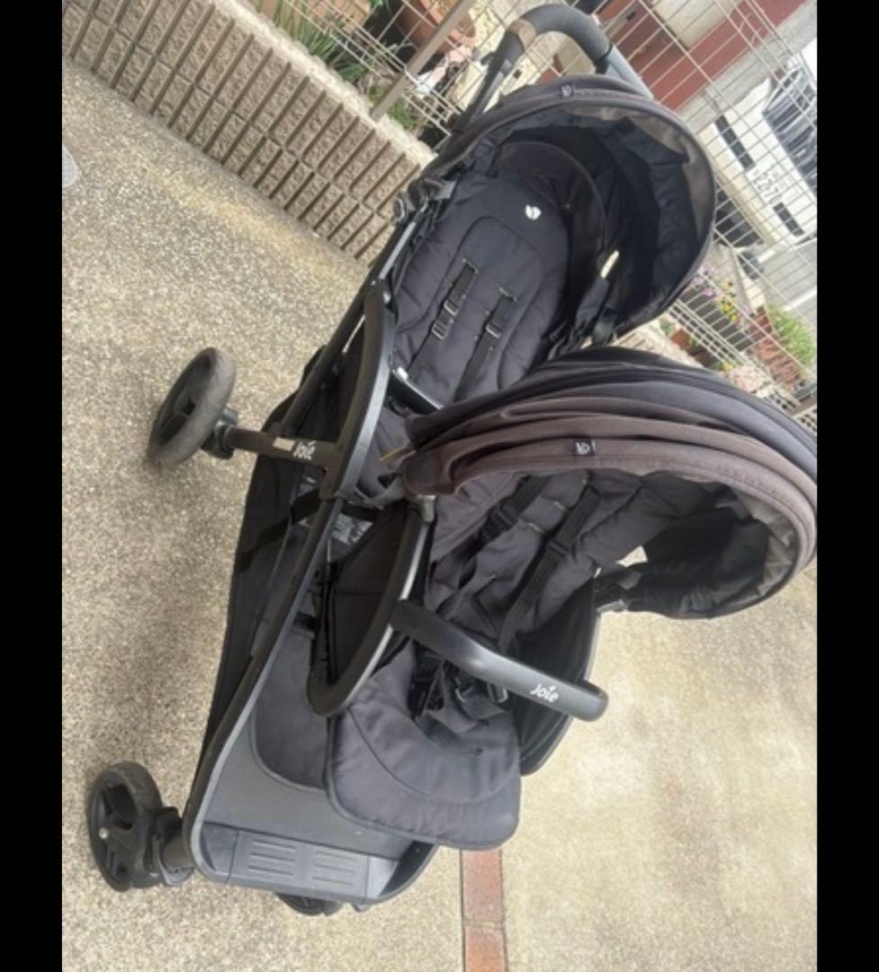 joie 二人乗り　ベビーカー リクライニング機能付き