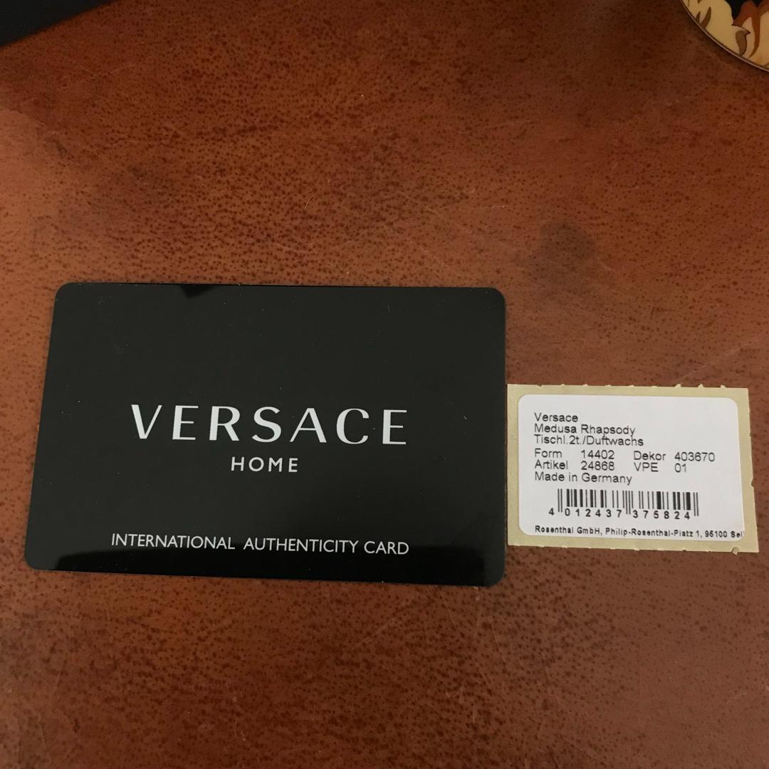 未使用　VERSACE ×ローゼンタール 蓋付 フレグランス キャンドル
