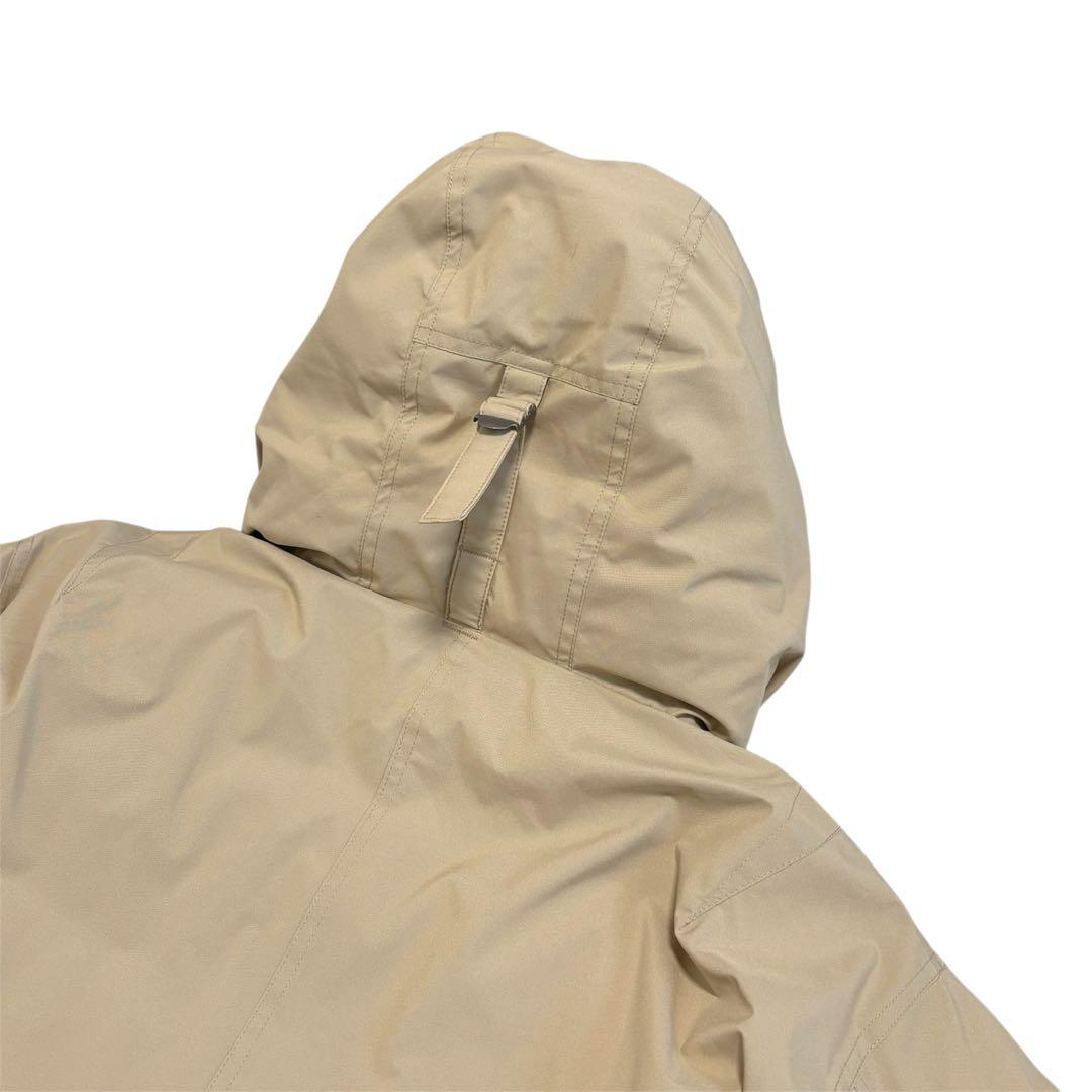 美品　スピックアンドスパン　24AW　撥水フーデッドダウンハーフコート　36