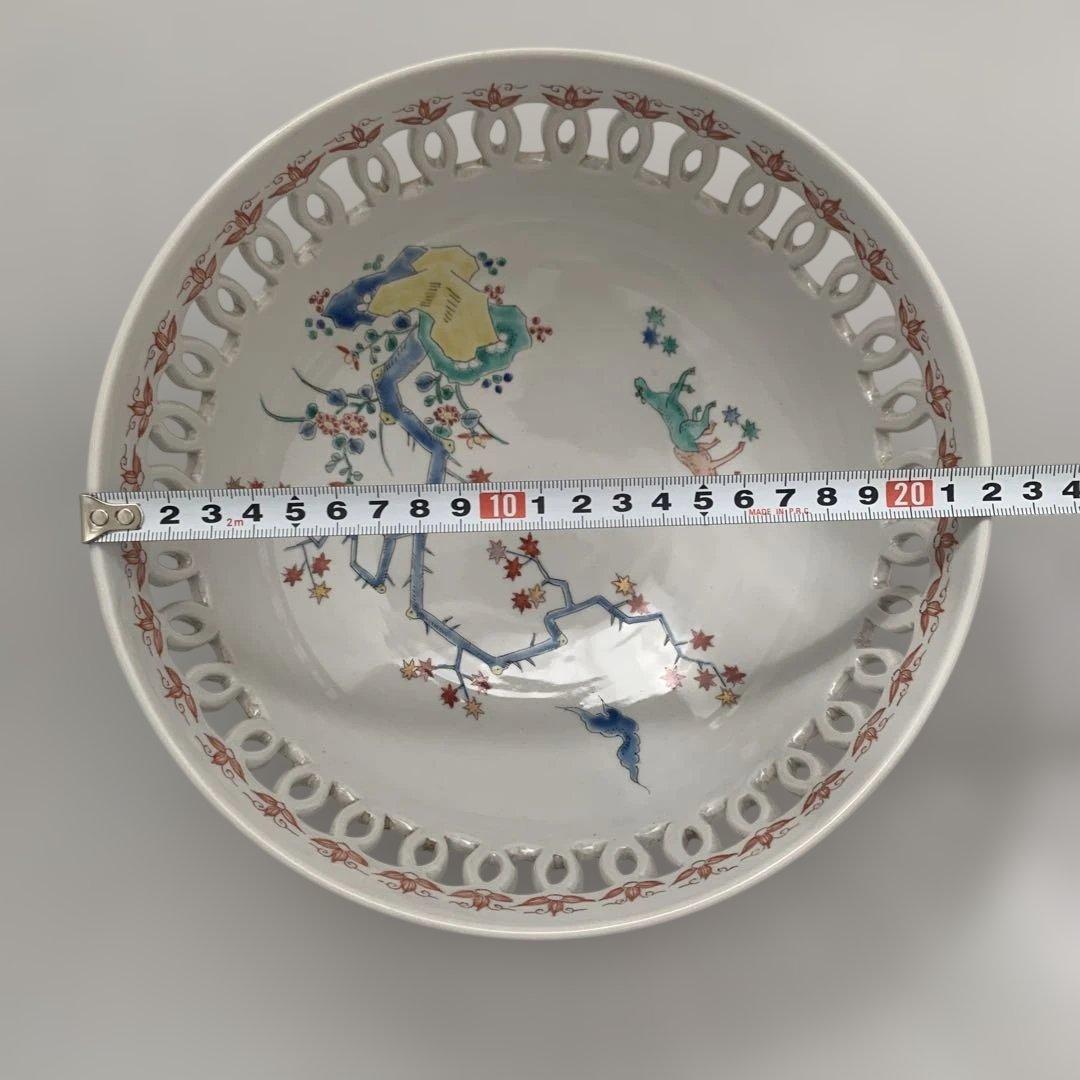 【箱付き】十二代 酒井田柿右衛門、鹿・紅葉・透鉢