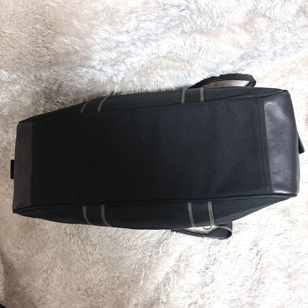 コーチ COACH 2WAY キャンバス×レザー トラベル・ボストンバッグ黒