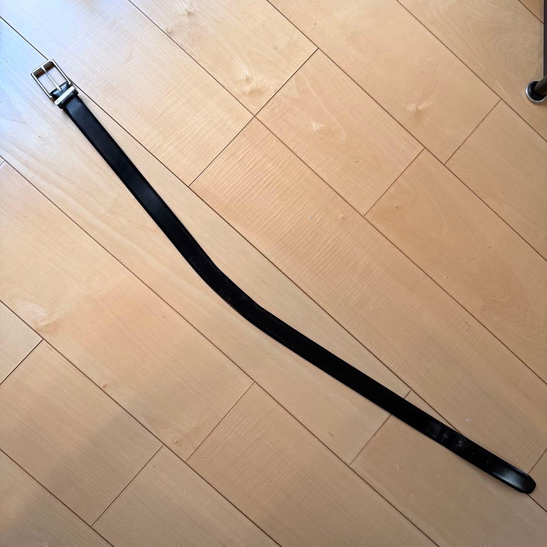 ルイ・ヴィトン ブラックレザー ベルト S