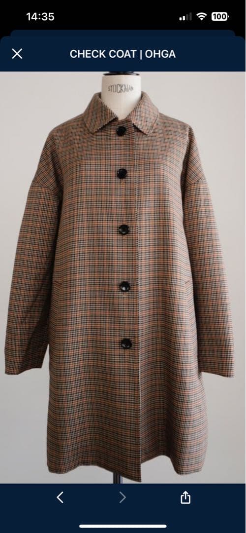 ジャケット・アウター CHECK COAT | OHGA