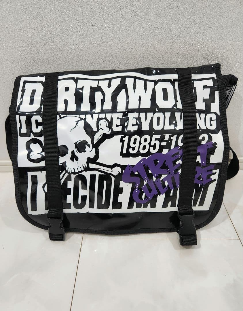 y2k サブカル ロック グランジ フェアリーコア ドクロ スカル ロゴ バッグ