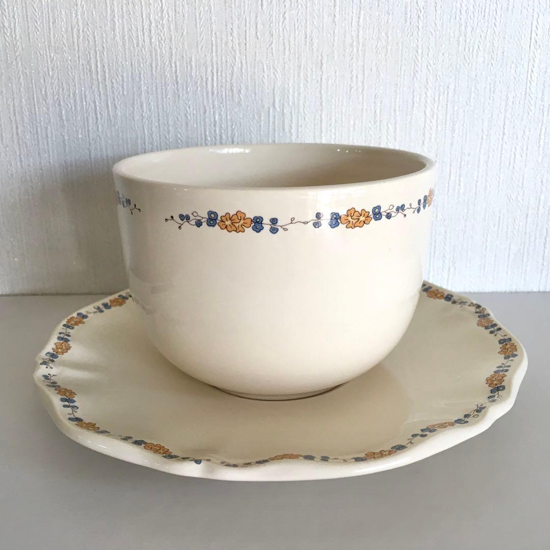 サルグミンヌ　アンファンリシャール　ボウル　ソーサー　フランス