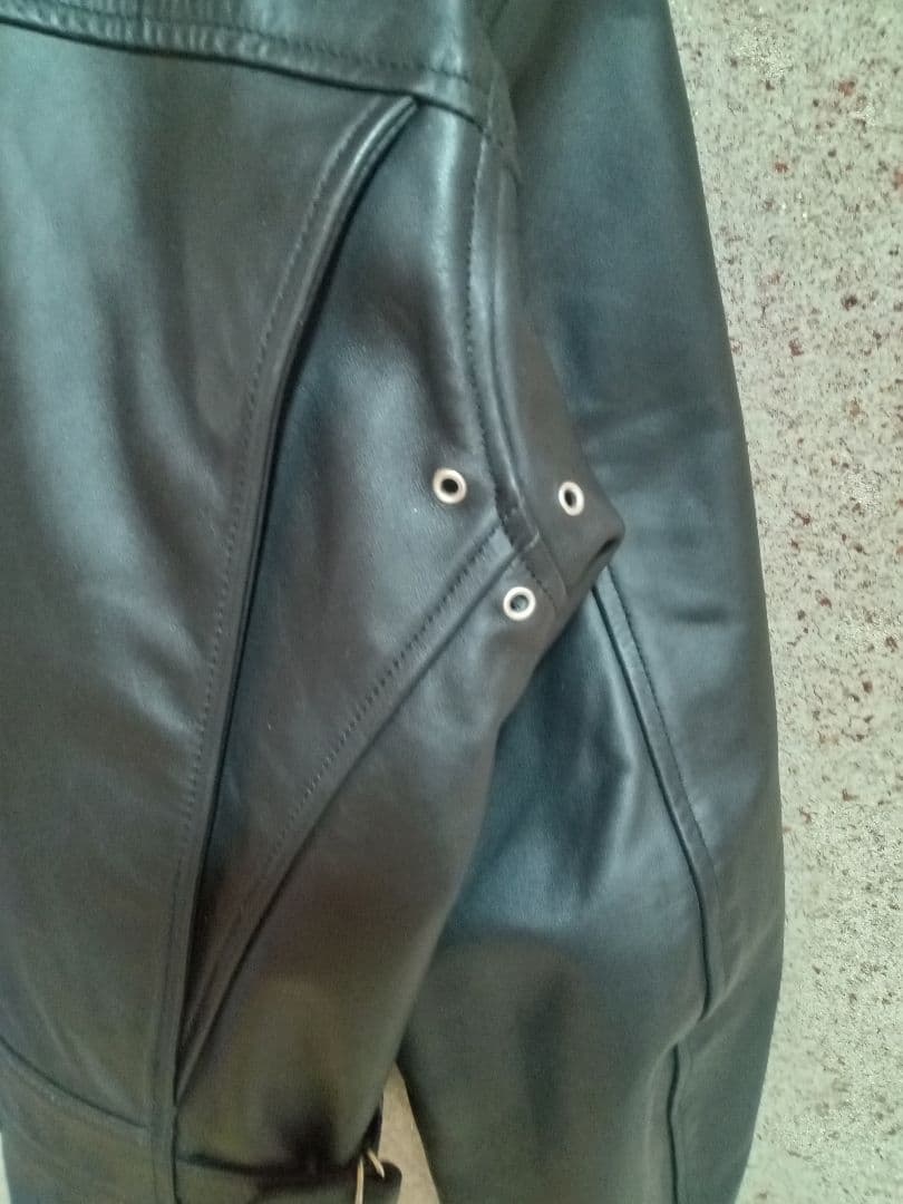 NANKAI シングルレザーライダースジャケット