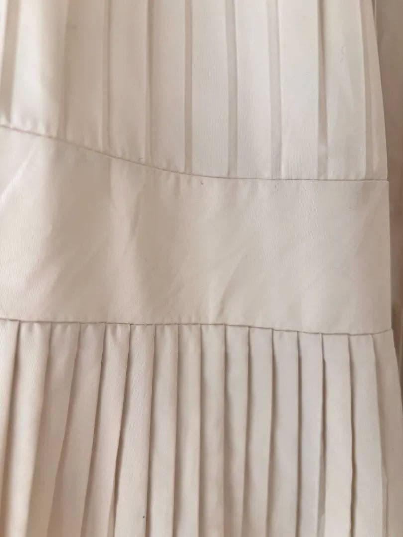 BEARDSLEY プリーツスカート ベージュ フリーサイズ