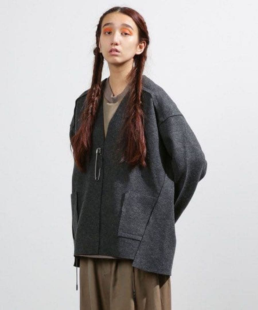 【美品】dulcamara ドゥルカマラ カーディガン　グレー