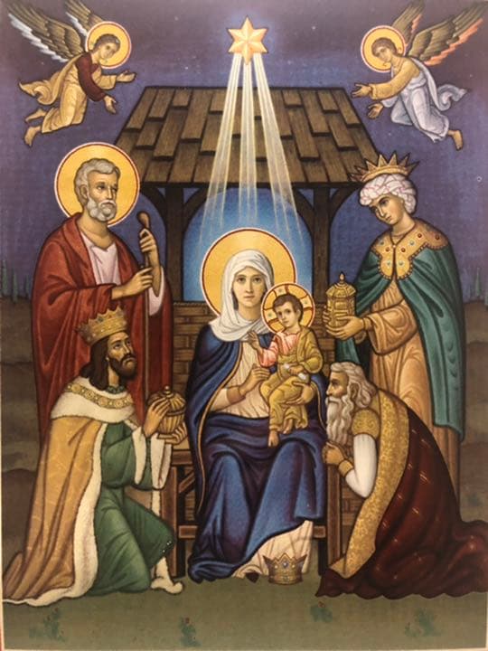 グラスマスターズ　 「monastery icons」ステンドグラス　マリア