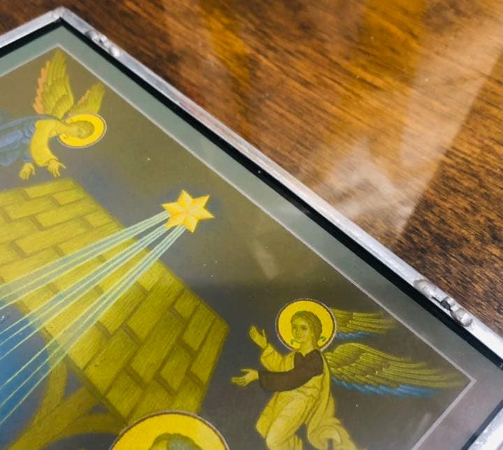 グラスマスターズ　 「monastery icons」ステンドグラス　マリア